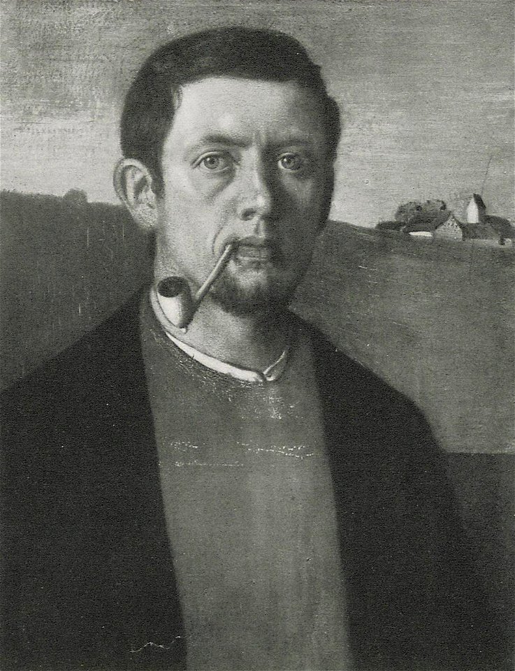 Fritz Boehle - Selbstbildnis, 1896