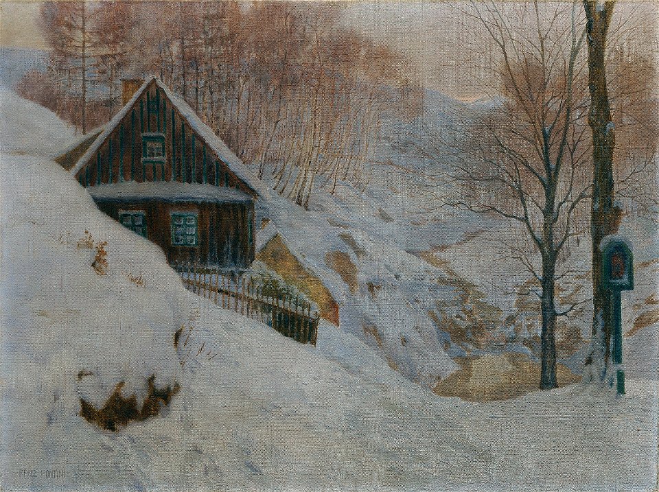 Fritz Pontini - Das Seebachtal bei Franzensbad - 1210 - Österreichische Galerie Belvedere
