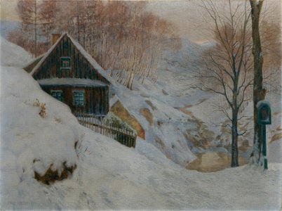Fritz Pontini - Das Seebachtal bei Franzensbad - 1210 - Österreichische Galerie Belvedere