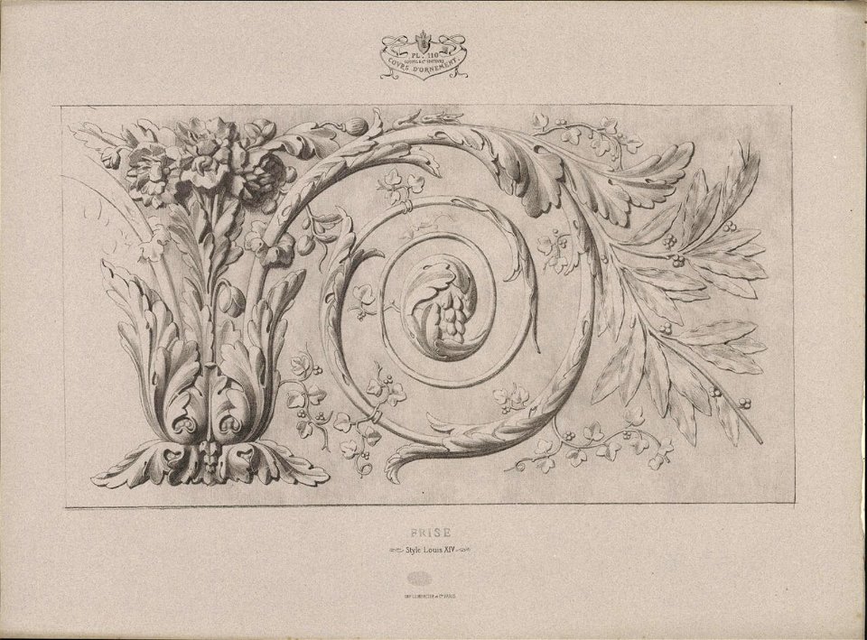Frise, Style Louis XVI, objectnr A 59283