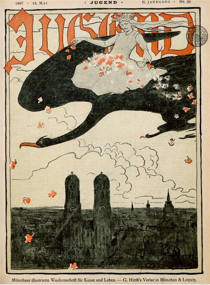 Fritz Erler - Jugend Nr. 20, 1897