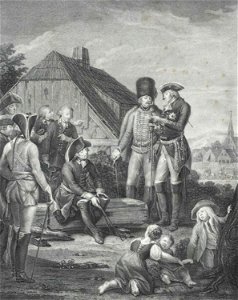 Frisch Berger Friedrich der II in Nimburg nach der Schlacht bey Kollin