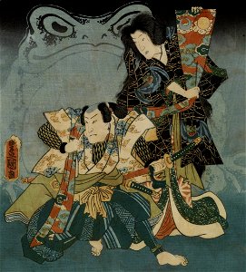Frog - Yamamotoya Heikichi, Eikyudo - Seisho nana i-ro-ha - Walters 95130 (cropped)