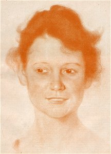 Fritz Erler - Junge Frau, Jugend 1898
