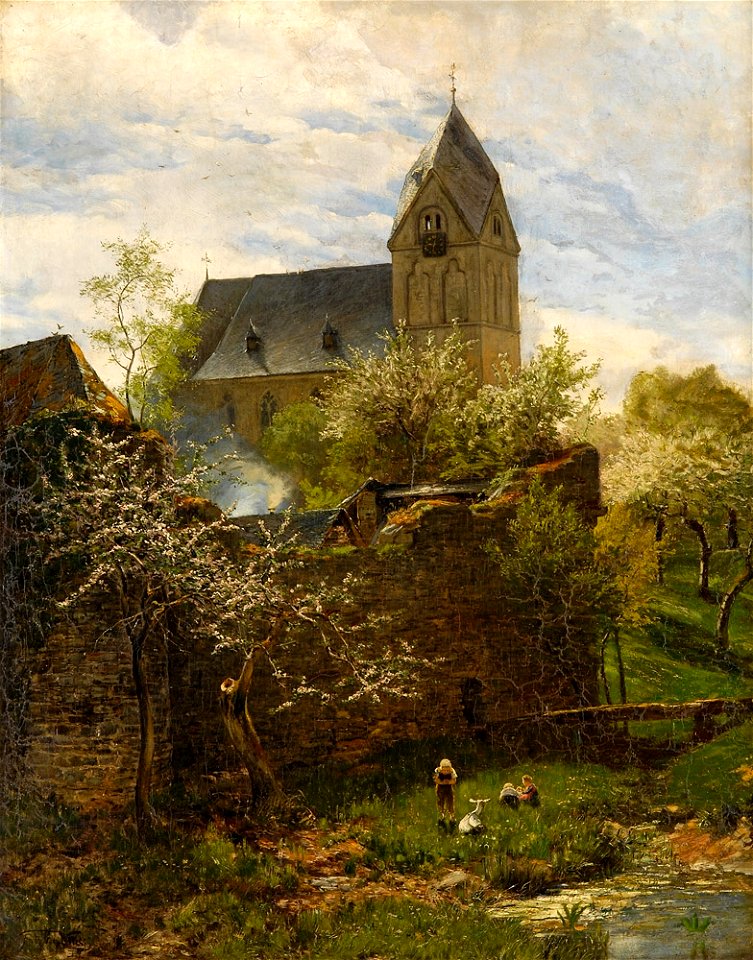 Fritz von Wille Frühling in der Eifel