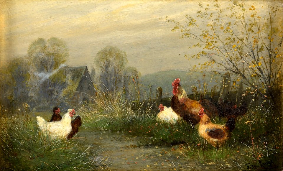 Fritz Lange Buntes Hühnervolk