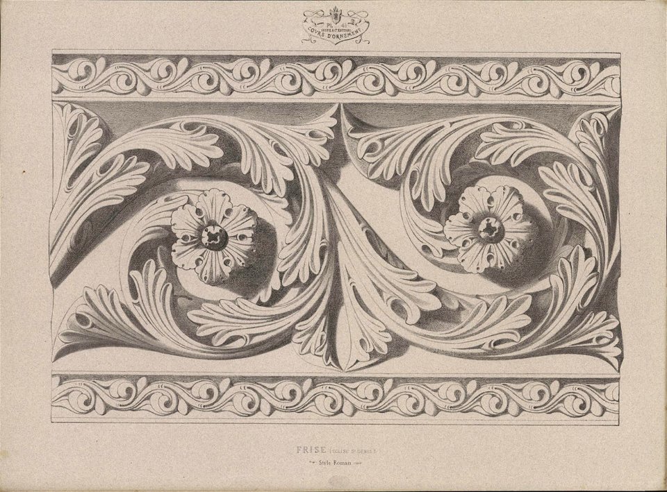 Frise (Eglise St Denis), Style Roman, objectnr A 59214