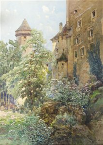 Fritz Lach Burg Clam 1920