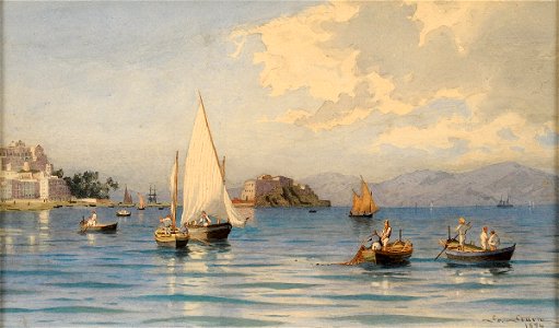 Fritz Sturm Mittelmeerhafen 1894