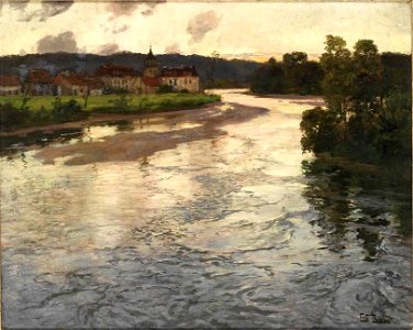 Frits Thaulow-La Dordogne