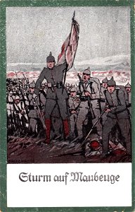 Fritz Preiss - Sturm auf Maubeuge 1914