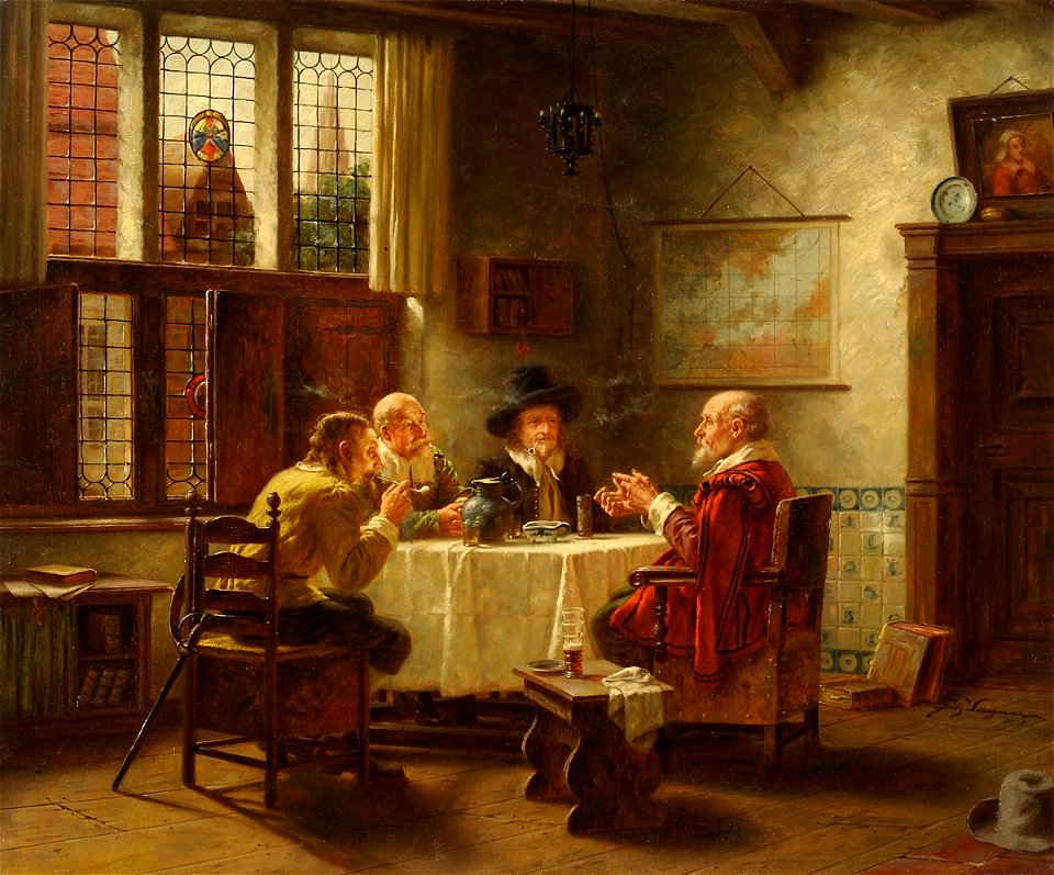 Fritz Wagner Die Gelehrtenrunde