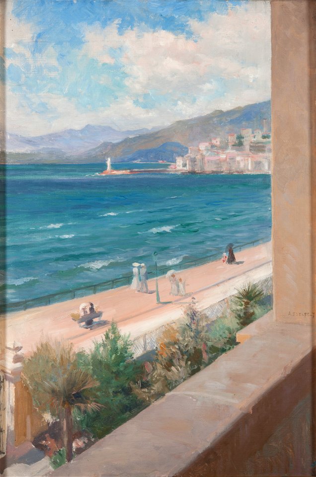 From my Window in Cannes (Albert Edelfelt) - Nationalmuseum - 19278
