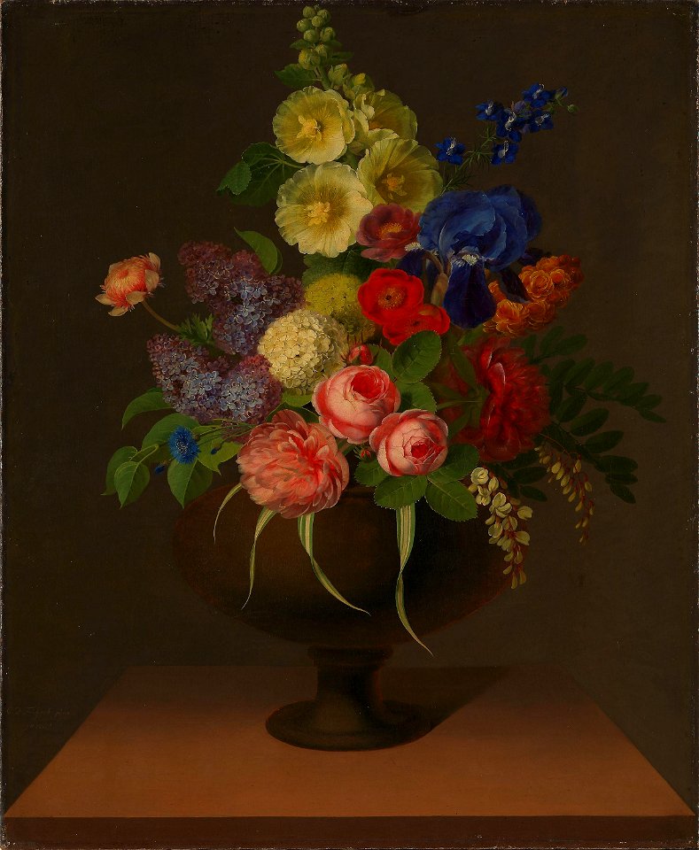 Claudius (Claus) (C. D.) Fritzsch - Flower Piece - NG.M.00087 - National Museum of Art, Architecture and Design