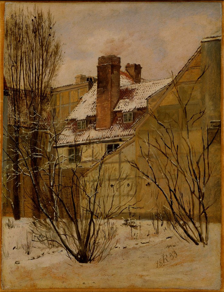 From Collin's Garden in Copenhagen (Jørgen Roed) - Nationalmuseum - 19455
