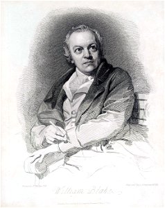 Frontispiece portrait engraved by Luigi Schiavonetti after Thomas Phillips for Robert Blair The Grave 1808 Essick Collection