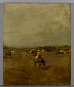 Eugene Fromentin - Arabian Encampment - 1949.236 - Yale University Art Gallery