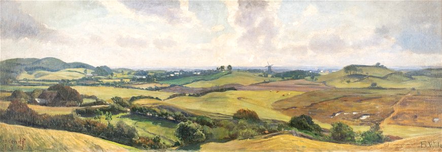 Fritz von Wille Blick ins Tal bei Brekendorf