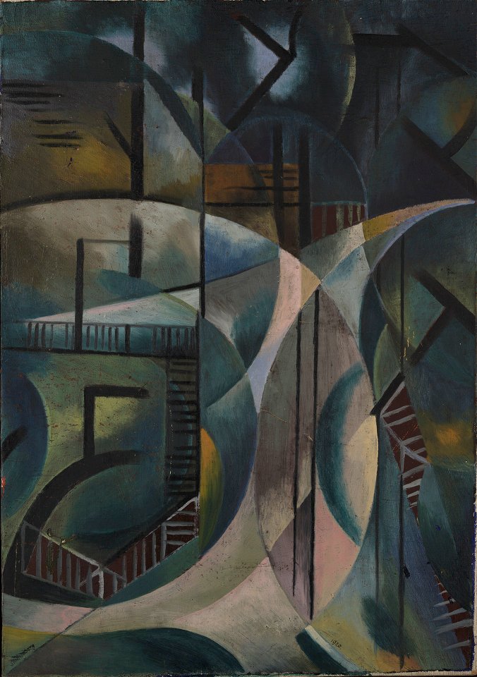 Fritz Stuckenberg - Landscape in the Park - 1941.695 - Yale University Art Gallery