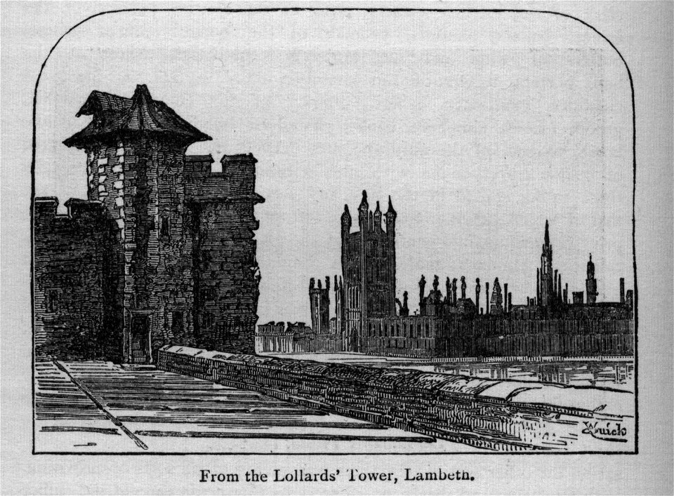 From the Lollards' Tower, Lambeth - Walks in London, Augustus Hare, 1878