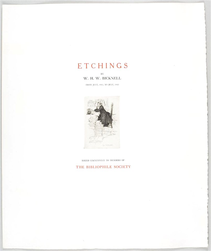 Frontispiece Bibliophile