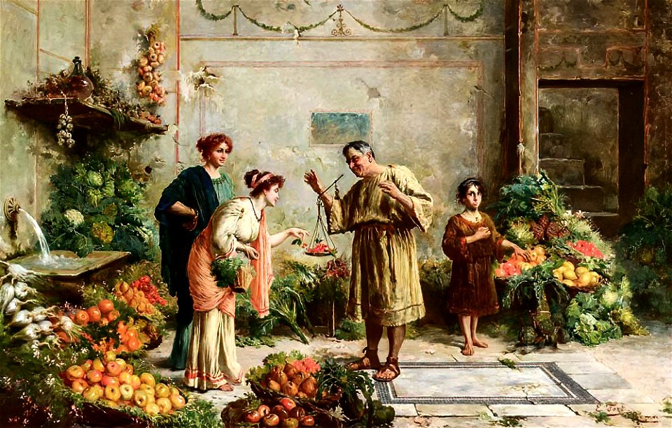 Fruit Vendor by Ettore Forti
