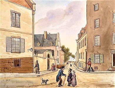 From Buade Street Looking Toward Grand Battery, July 1830