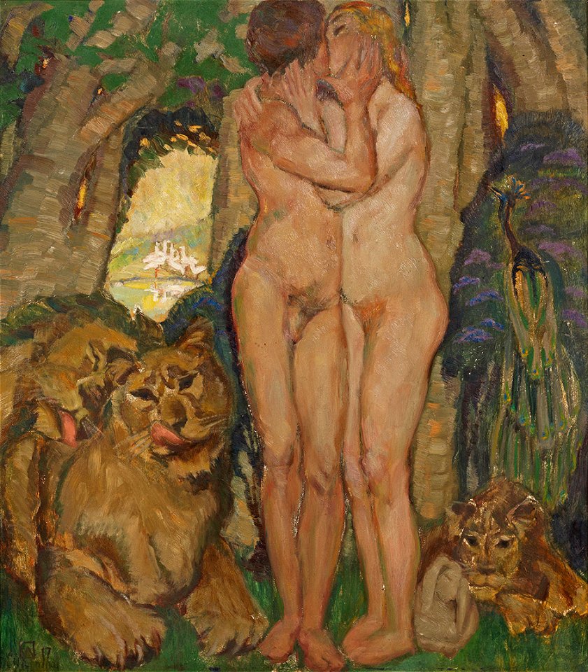 Fritz Wingen Paradiesszene 1917