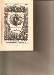 Frontispice par Hablot K. Browne de l'édition mensuelle de La Petite Dorrit.