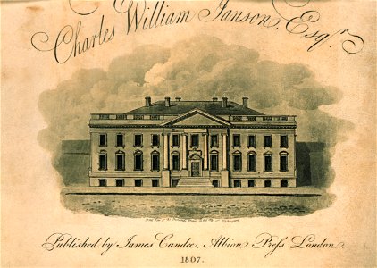 Front View of the President's House, in the City of Washington - Google Art Project