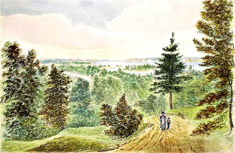 From The Seigniory of Lauzon Looking Towards the River