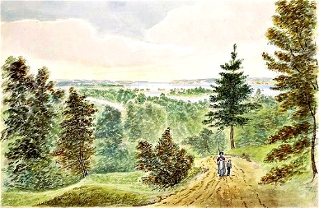 From The Seigniory of Lauzon Looking Towards the River