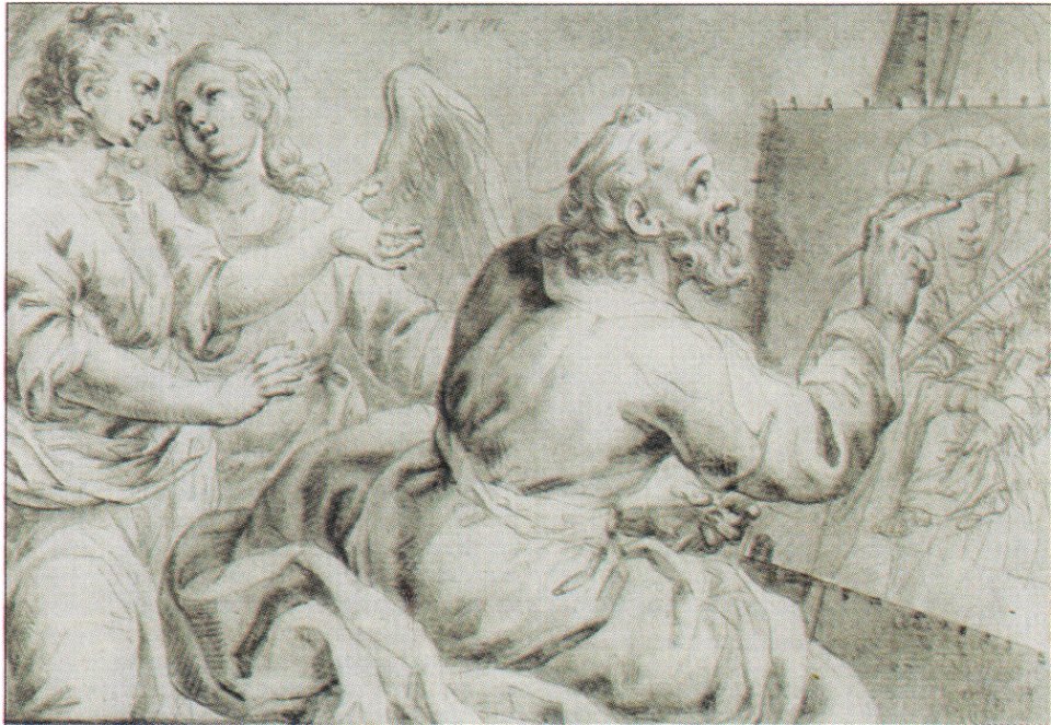Fromiller - Hl Lukas, die Madonna malend