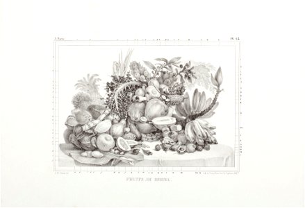 Fruits du Bresil (4), da Coleção Brasiliana Iconográfica