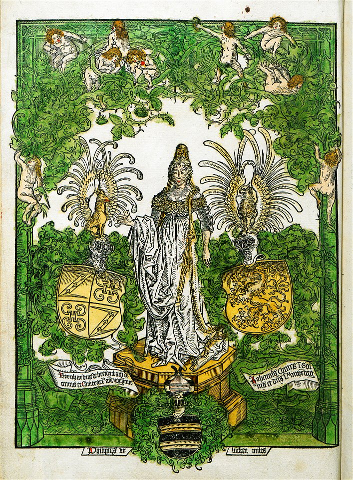 Frontispiece - Breydenbach Bernhard Von - 1502