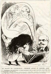 Fromont jeune et Risler aîné au Vaudeville (L'Eclipse, 1876-10-01)