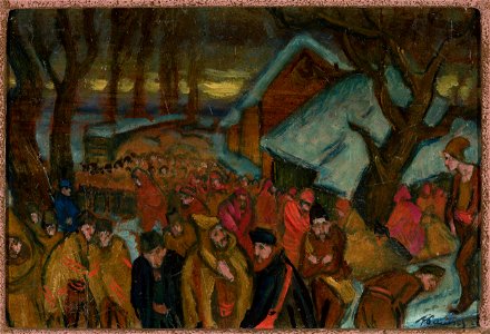 Fryderyk Pautsch - Transports from Serbia - MP 542 MNW - National Museum in Warsaw