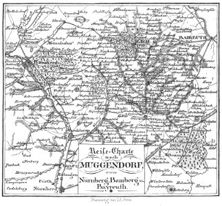 Fränkische Schweiz Muggendorf Karte 1843 001