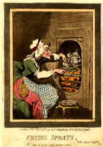 Frying sprats, Vide. Royal Supper (BM 1851,0901.562)