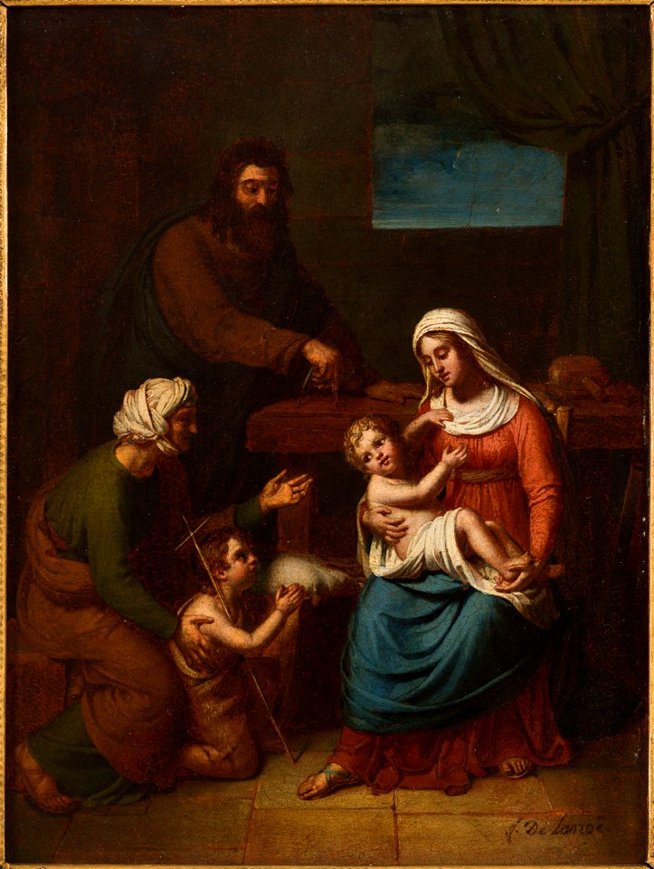 Frédéric Delanoë - Esquisse pour l'église Saint-Jacques-du-Haut-Pas , La Sainte Famille - PPP4555 - Musée des Beaux-Arts de la ville de Paris