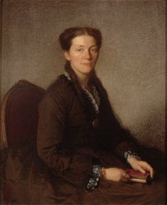 Fru Anna Wallenberg, 1838-1910, f. von Sydow (Uno Troili) - Nationalmuseum - 18719