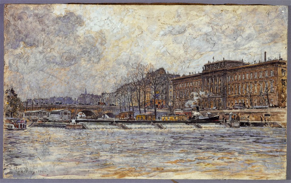 Frédéric Houbron - L'Hôtel de la Monnaie et le Pont-Neuf - P166 - Musée Carnavalet