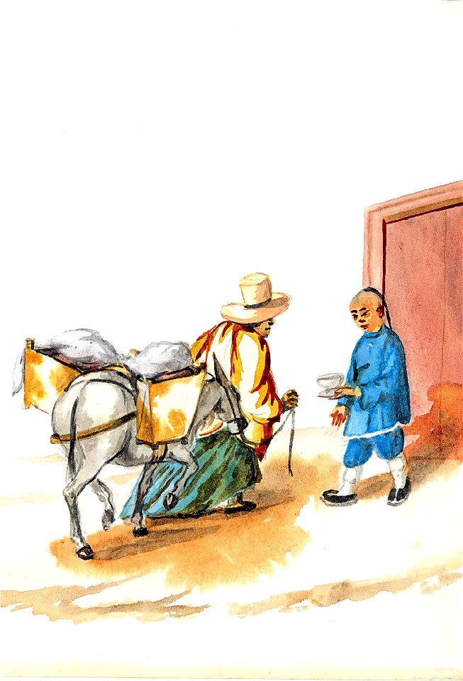 Frutera de a burro y chino fondero