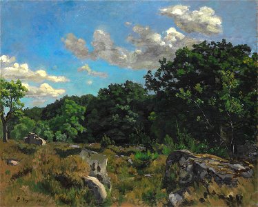 Frédéric Bazille - Landscape at Chailly - 1973.64 - Art Institute of Chicago