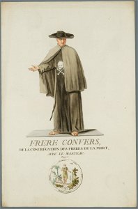 Frère convers de la congrégation des freres de la mort,, objectnr A 16308