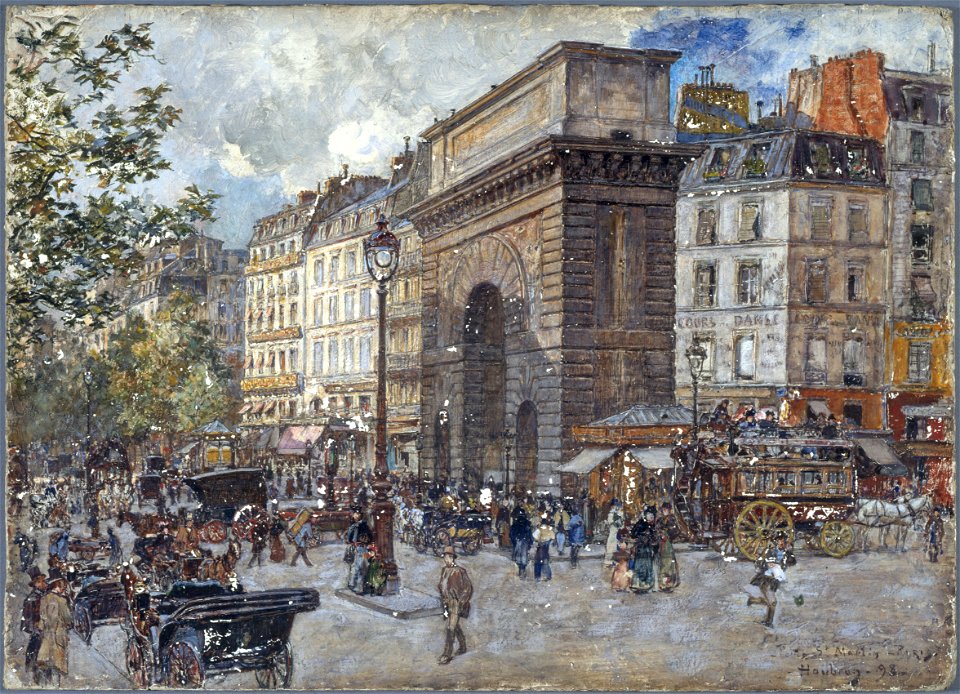 Frédéric Houbron - La porte Saint-Martin - P2529 - Musée Carnavalet