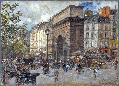 Frédéric Houbron - La porte Saint-Martin - P2529 - Musée Carnavalet