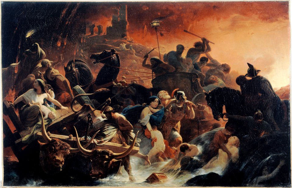 Frédéric-Henri Schopin - Les Derniers jours de Pompéi - PDUT1413 - Musée des Beaux-Arts de la ville de Paris