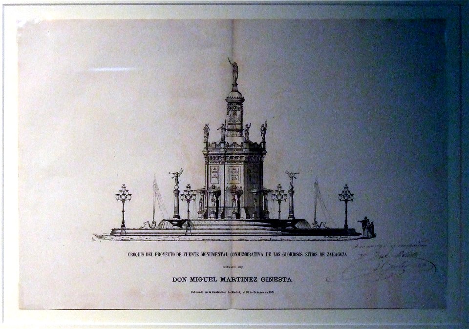 Fuente monumental conmemorativa de los Sitios de Zaragoza