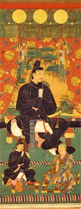 Fujiwara Kamatari with Fuhito and Jōe (Nara National Museum)